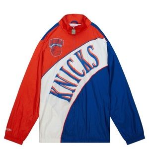 Mitchell & Ness New York Knicks Arched Retro Lined Windbreaker - Size Large - L
